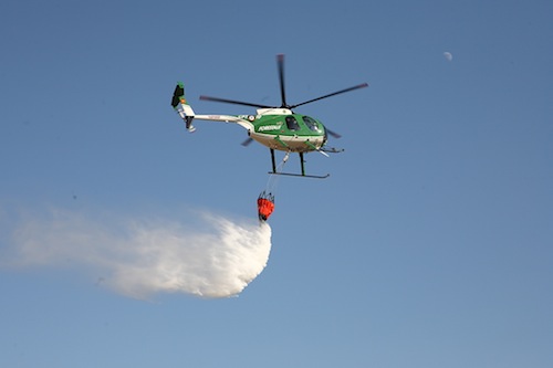 elicottero incendio